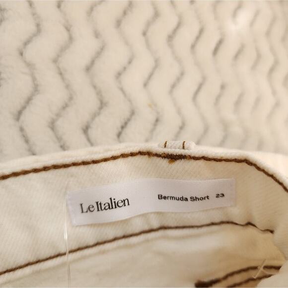 FRAME NEW $288 MSRP WHITE DENIUM BERMUDA SHORTS SIZE 23 - 27 INCH WAIST - Picture 4 of 7